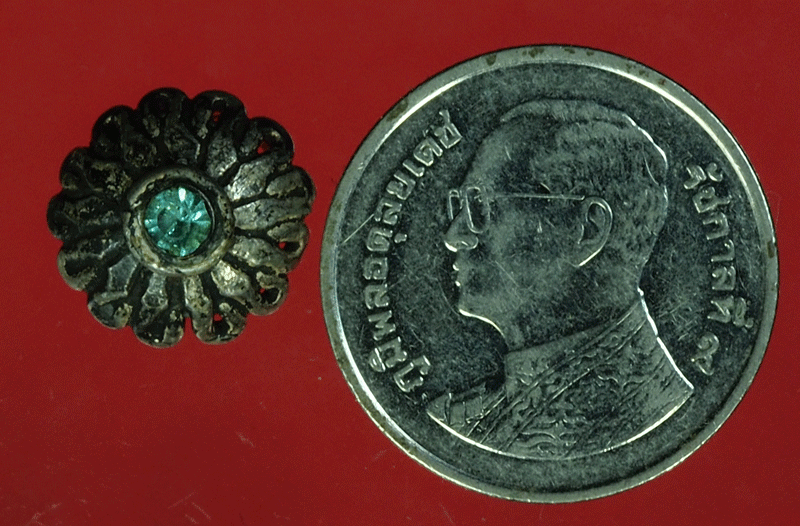 ฺB2845 แหวนหัวพลอย เก่า เป็นของสะสม 16