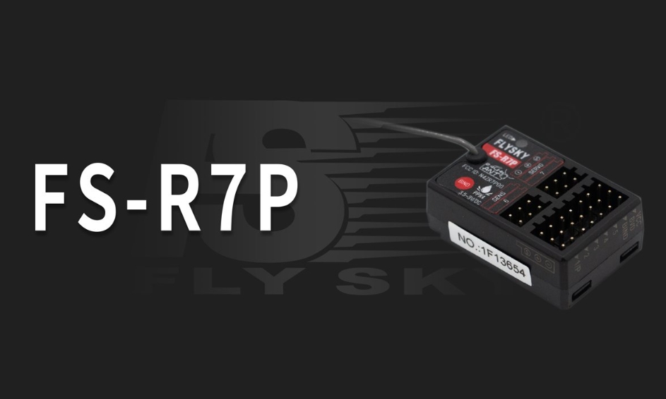 Flysky FS-R7P Receiver, 7CH 2.4Ghz RC Radio Receiver ANT Protocol PWM Output RSSI