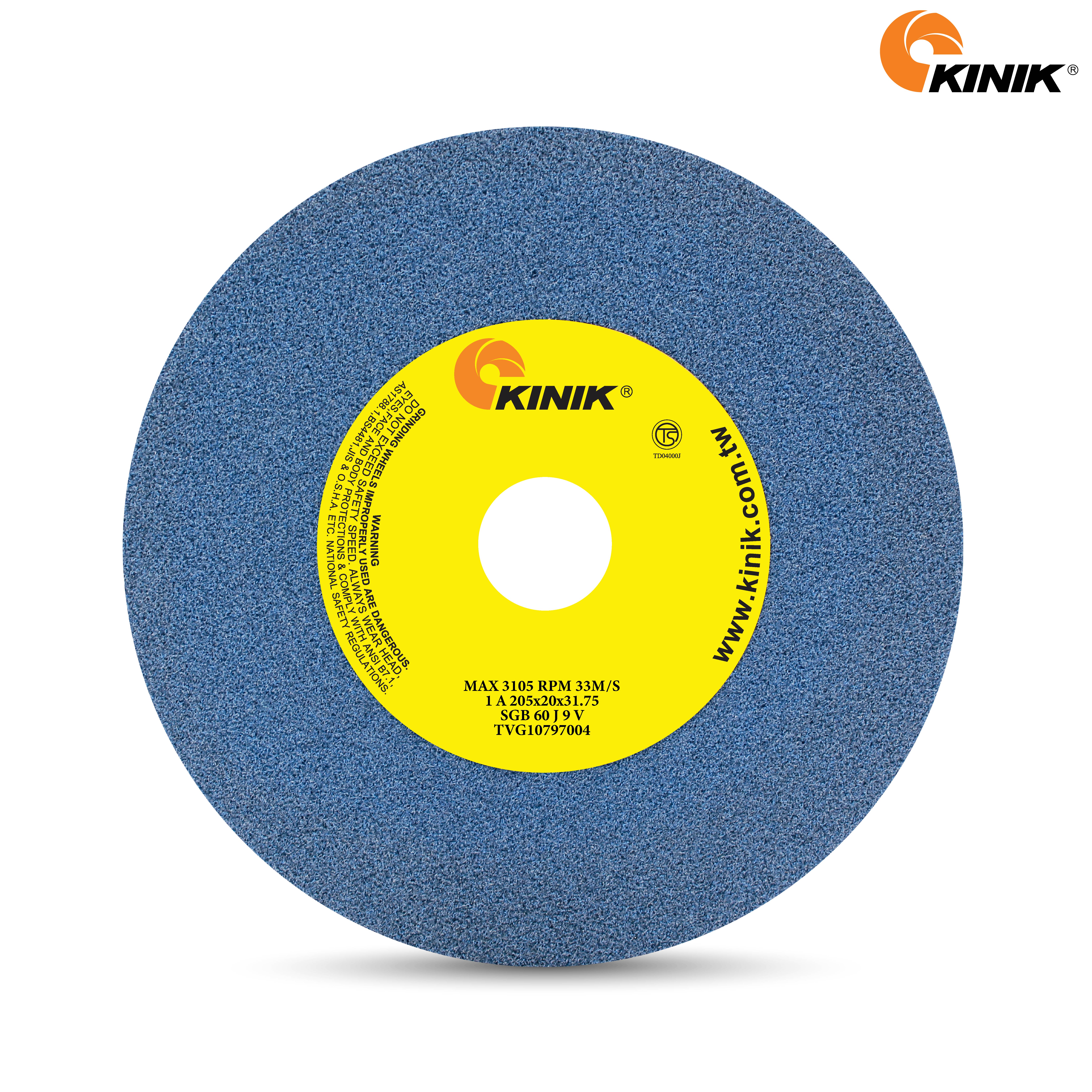 หินเจียร KINIK SGB60J9V1A 205x20x31.75 mm.