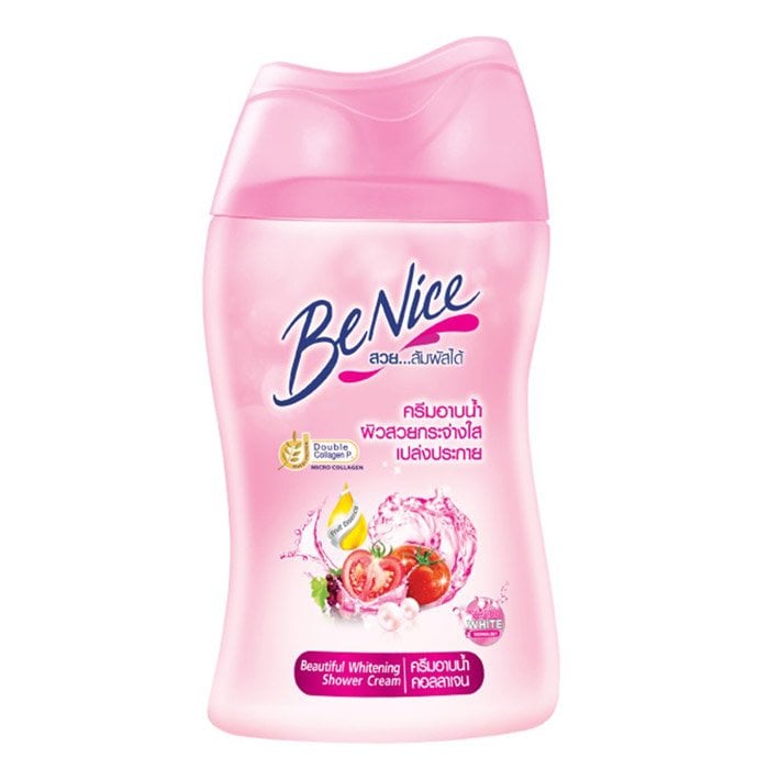 8851989080185 บีไนซ์ ครีมอาบน้ำ สูตรบิวติฟูล ไวท์เทนนิ่ง 90 มล.