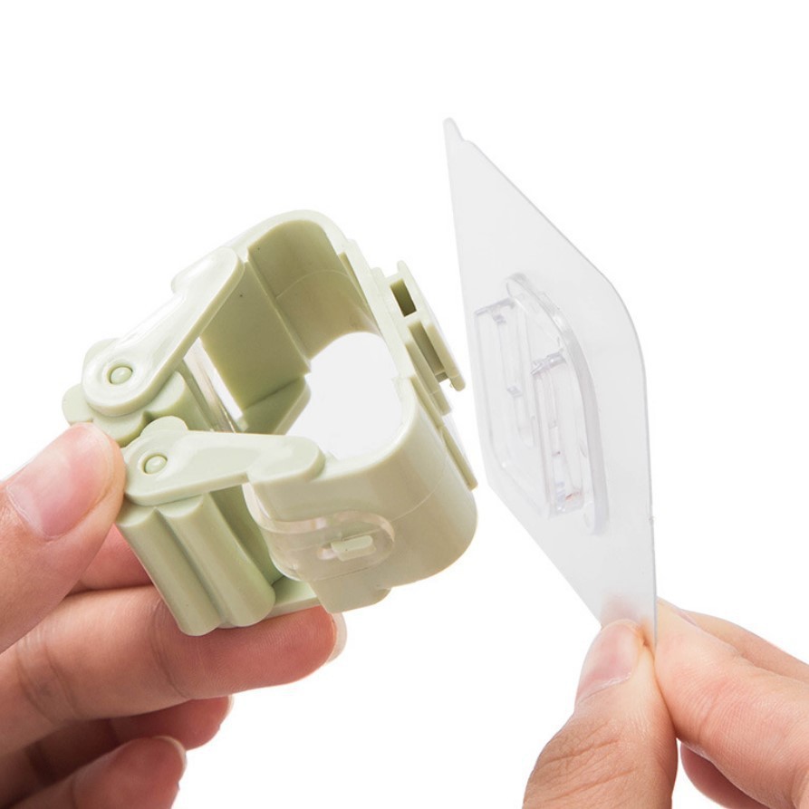 ตัวล็อคไม้ขวด ตัวเก็บอุปกรณ์ทำความสะอาด คละสี