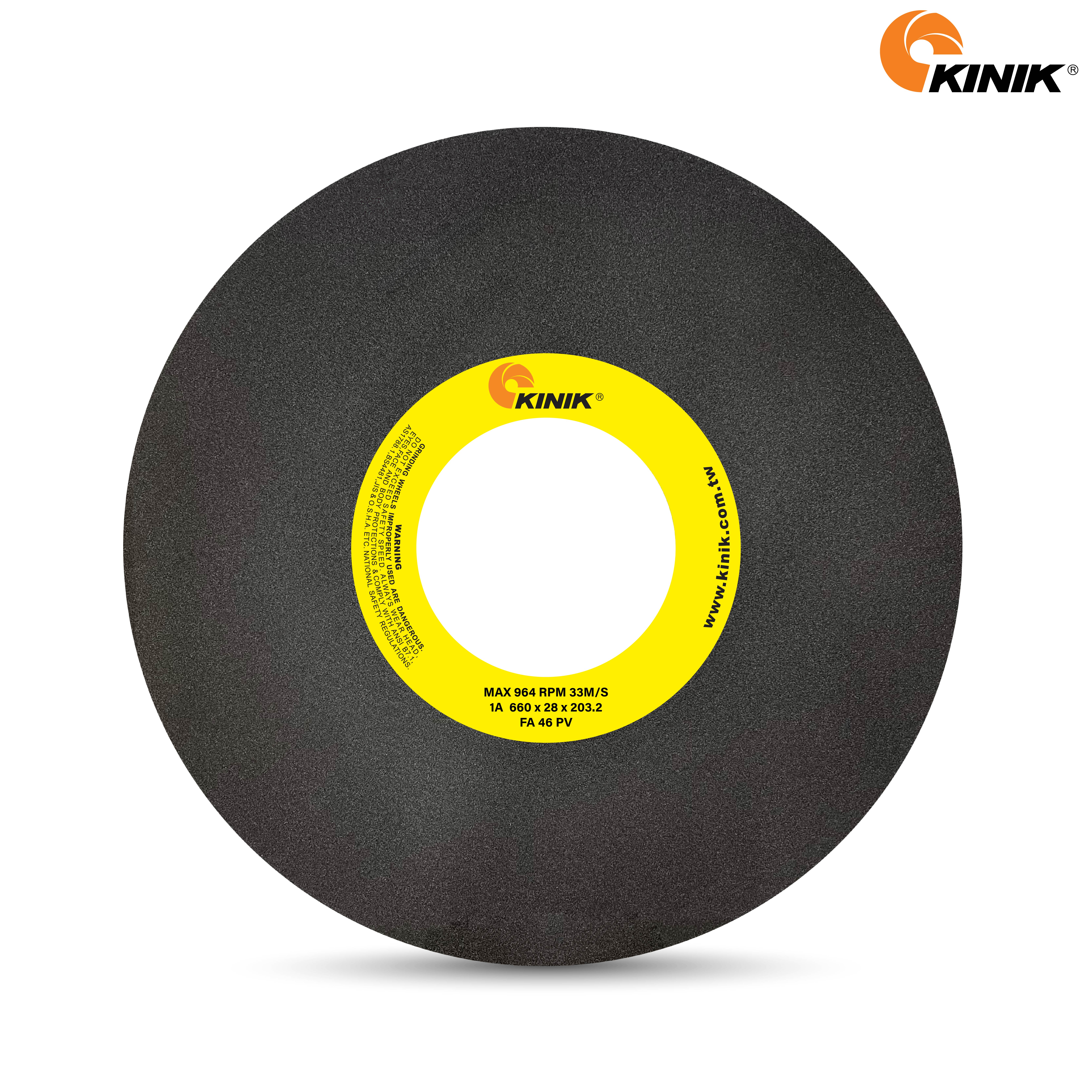 หินเจียร KINIK FA46PV1A 660x28x203.2 mm.