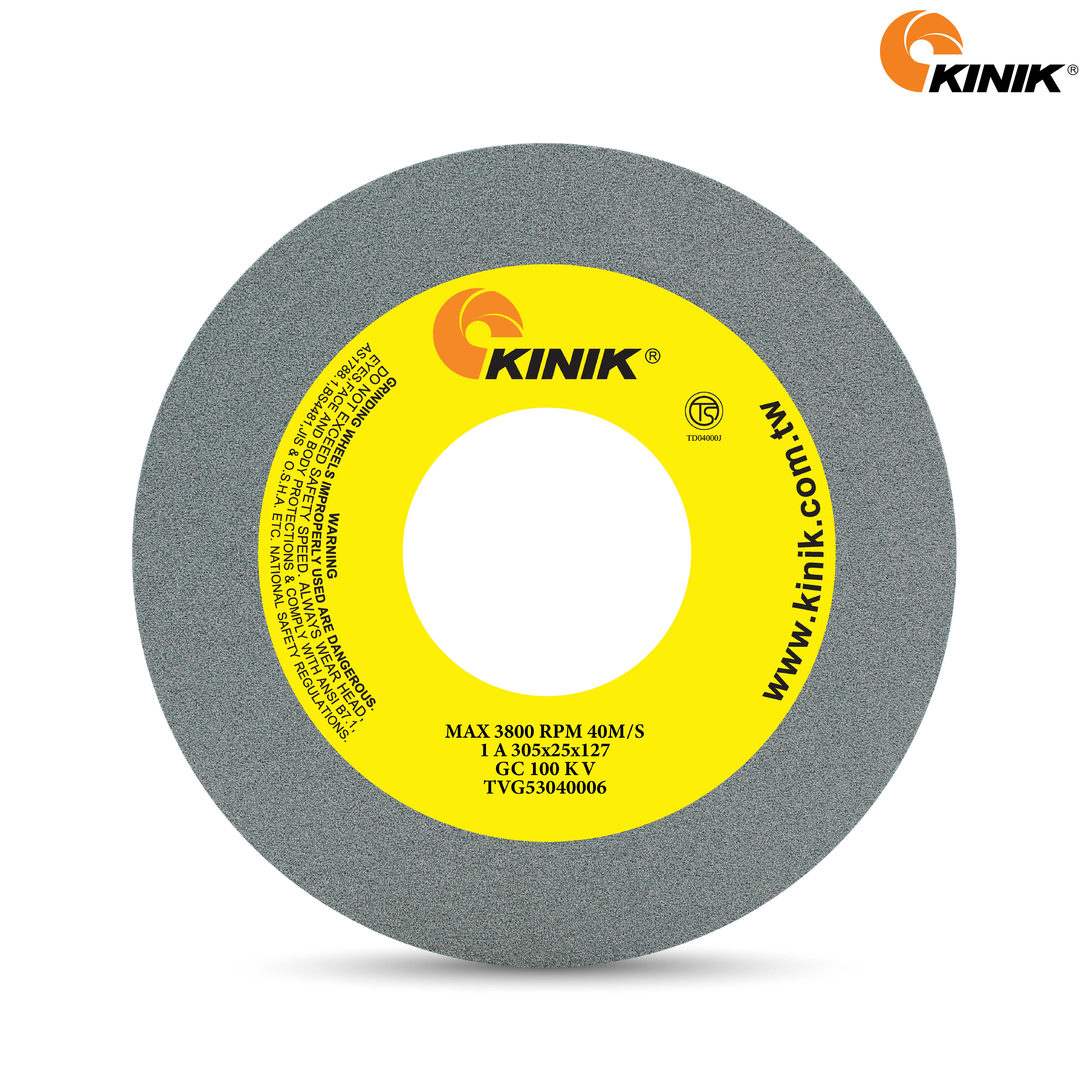 หินเจียร KINIK GC100KV1A 305x25x127 mm.