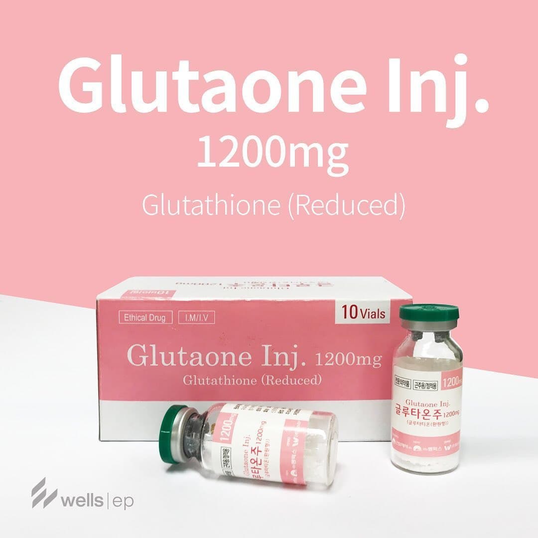 Glutaone Inj. 1200mg (Reduced) เกาหลีแท้ 100%