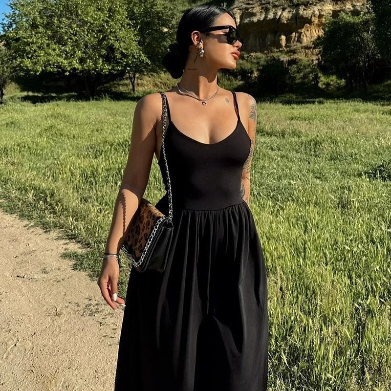 ชุดจั้มขายาว ขากระบอก เสื้อผ้าสไตล์สายฝอ GB516421