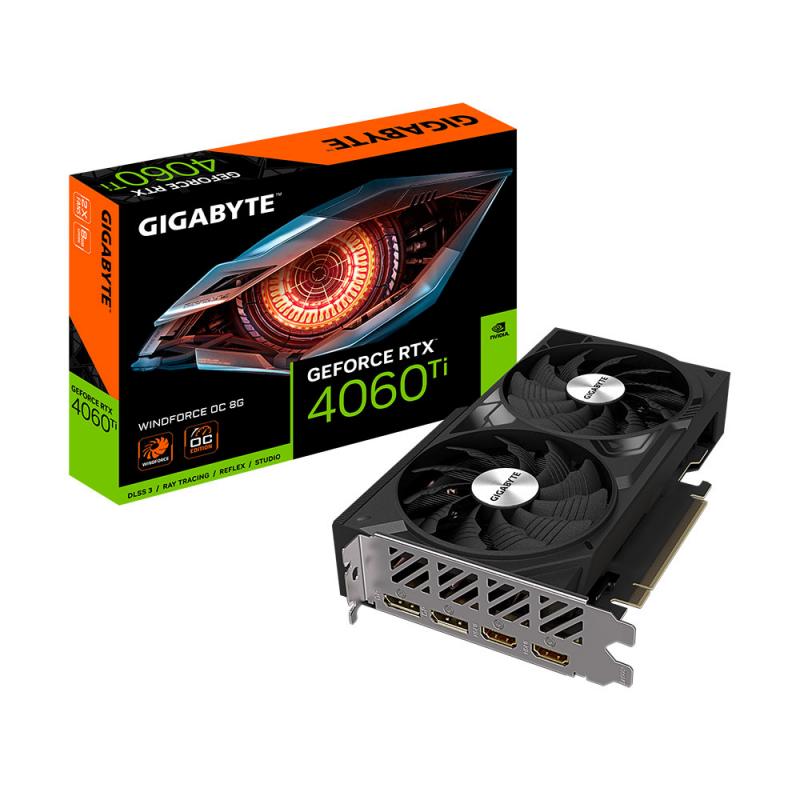 GIGABYTE GEFORCE RTX 4060 TI WINDFORCE OC - 8GB GDDR6