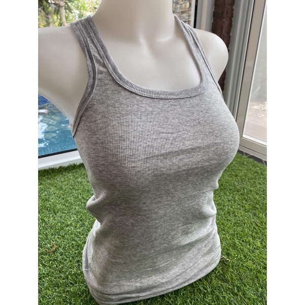 เสื้อกล้าม เสื้อยืด สีพื้น สำหรับผู้หญิง พร้อมส่ง🚚