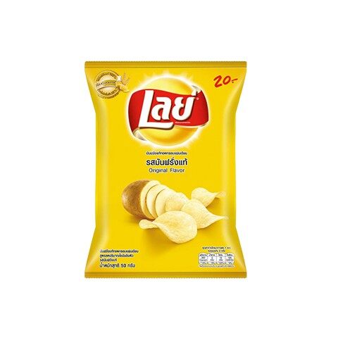 8850718819461 มันฝรั่งแผ่นอบกรอบ เลย์ รสมันฝรั่งแท้ 40 กรัม