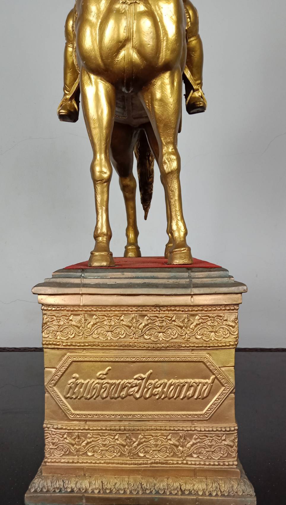 518.พระบรมรูปหล่อในหลวงรัชกาลที่ 5 พระบาทสมเด็จพระปรมินทรมหาจุฬาลงกรณ์ พระจุลจอมเกล้าเจ้าอยู่หัวทรงม้า(พระบรมรูปทรงม้า) องค์ใหญ่