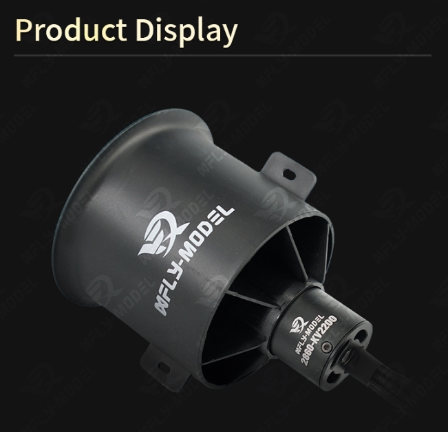 XFly Galaxy 70mm 12-Bladed 6S EDF System with 2860-kv2200 Inrunner Brushless Motor