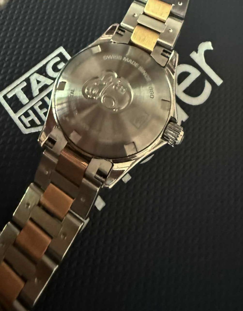 25.TAG Heuer Aquaracer ระบบ Quartz หน้าปัด 28 mm 18k Rose Gold Swiss Ladies Watch พร้อมกล่องแท้+คู่มือ ใบรับประกัน