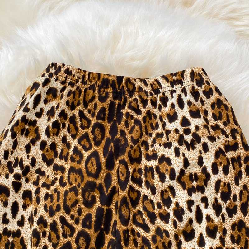 กางเกงขาม้า ลายเสือดาว รหัส SP070