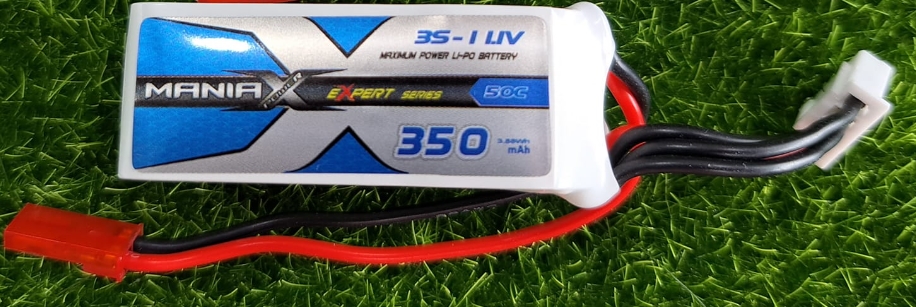 ManiaX 3S 11.1V 350mAh 50C JST Lipo Battery