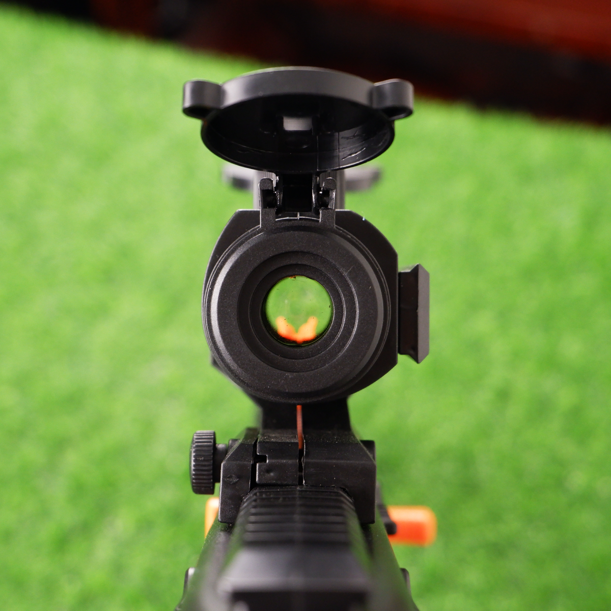 (32)Kriss Vector สีดำ ของเล่น ยิงรัวได้ ชักยิงได้ ปลายกระบอกมีไฟ