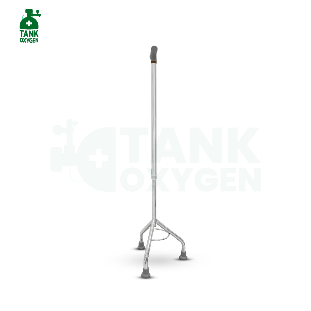 ไม้เท้าอลูมิเนียม 3 ขา (แบบหัวค้อน Tripod Cane)