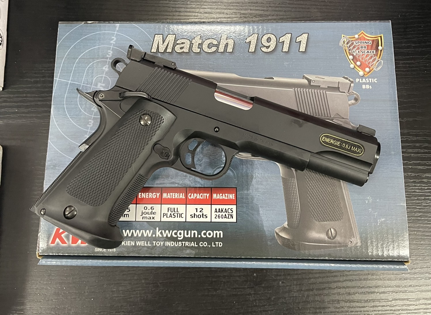 KWC Match 1911 Spring Action