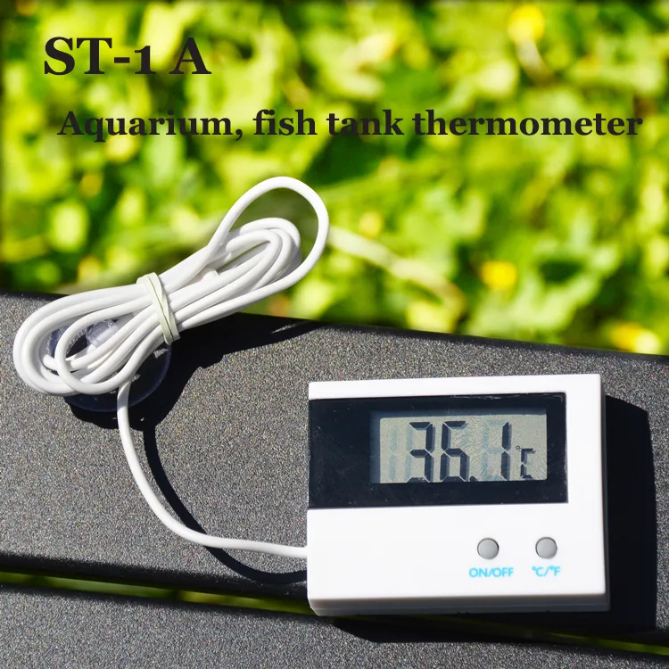 Digital Thermometer ST-1A(เทอร์โมมิเตอร์ดิจิติล สำหรับวัดอุณหภูมิในตู้ปลา ตู้แช่ อุณหภูมิห้อง อุณหภูมิน้ำ)