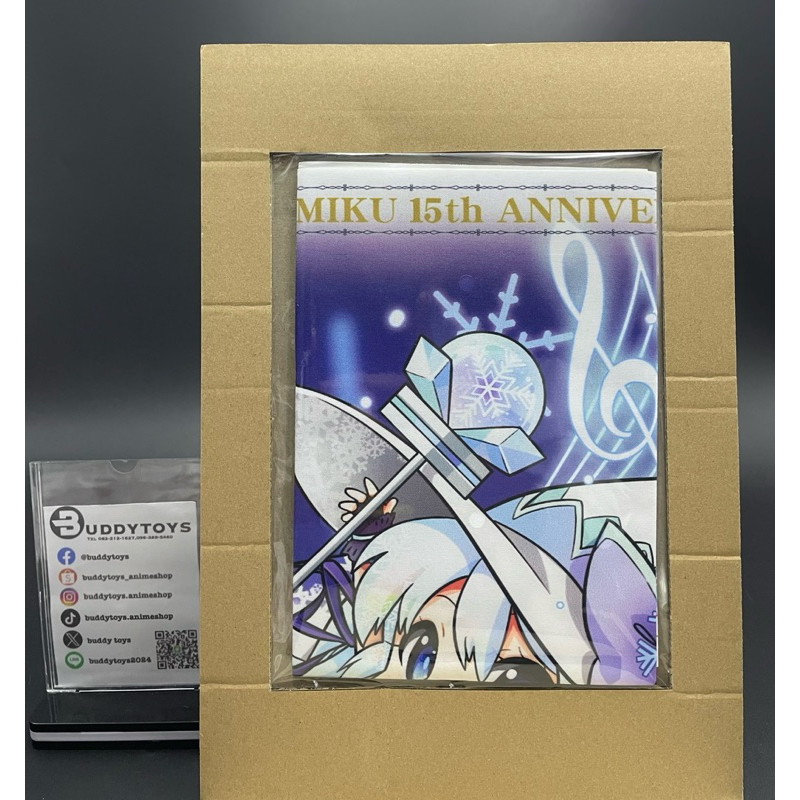 ผ้า ฮัตสึเนะ มิกุ ~สโนว์ มิกุ~[Hatsune Miku ~Snow Miku~ 15th Anniversary Of Snow Miku A2 Multi Cloth Collection]