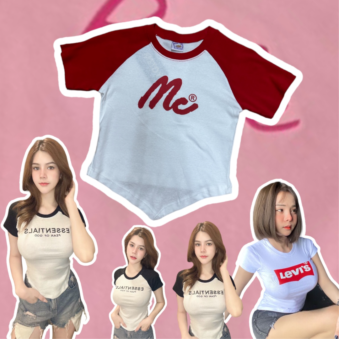 เสื้อยืด เสื้อครอป แฟชั่นยอดฮิต