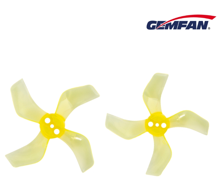 Gemfan 1636-4 40mm Durable 4 Blade รูแกน 1.0mm - 1.5mm Shaft 1ถุง 8ใบ สุ่มสี