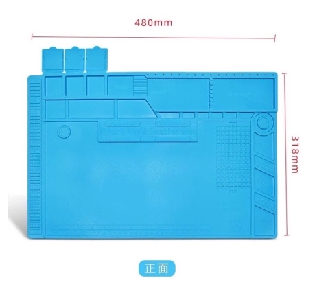 YB-001 แผ่นยางรองซ่อมสีฟ้า