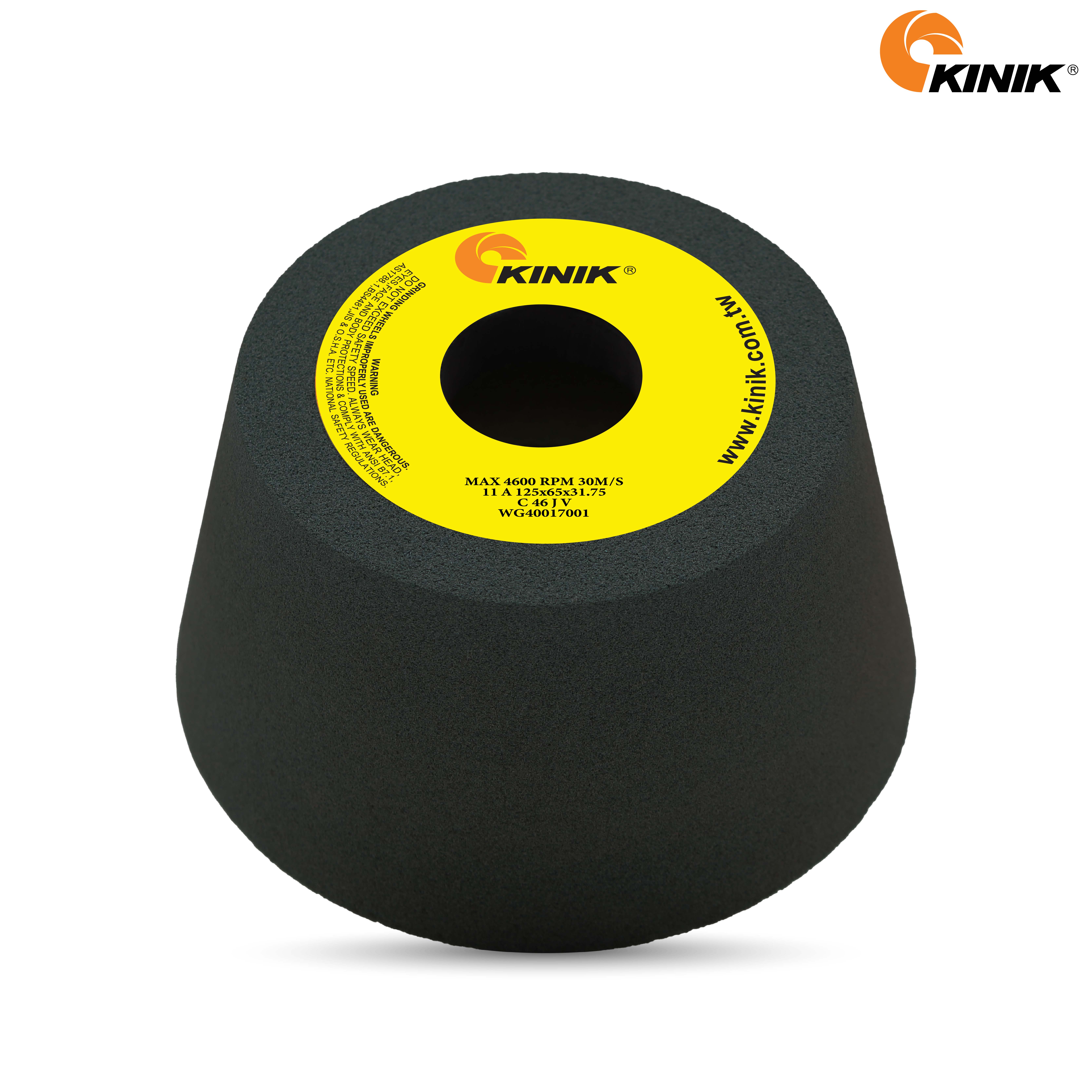 หินถ้วยเทเปอร์ KINIK C46JV11A 125x65x31.75 mm.