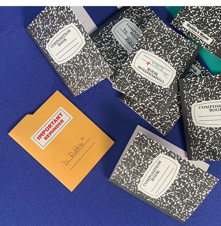 Composition Book Memo Pad (10 pieces / set)