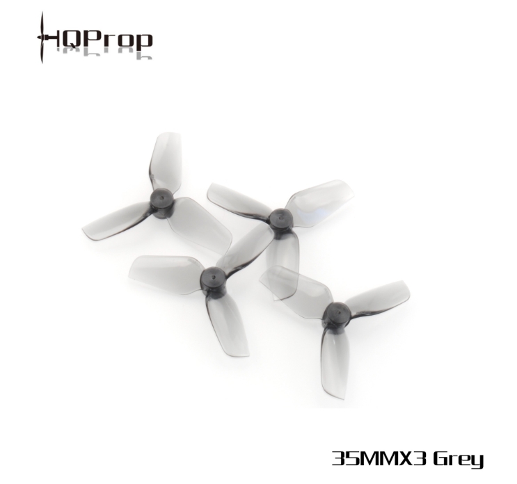 HQProp 35MMX3 แกน 1MM Shaft Micro Whoop Prop 1ถุง 4ใบ สุ่มสี