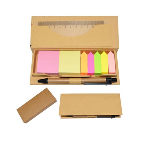 ชุดกล่องกระดาษรีไซเคิล Post it FPT007