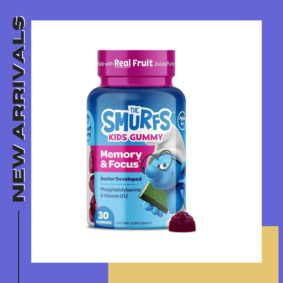 The Smurfs กัมมี่ เสริมความจำ และสมาธิ สำหรับเด็ก Focus and Memory for Kids 30 ชิ้น