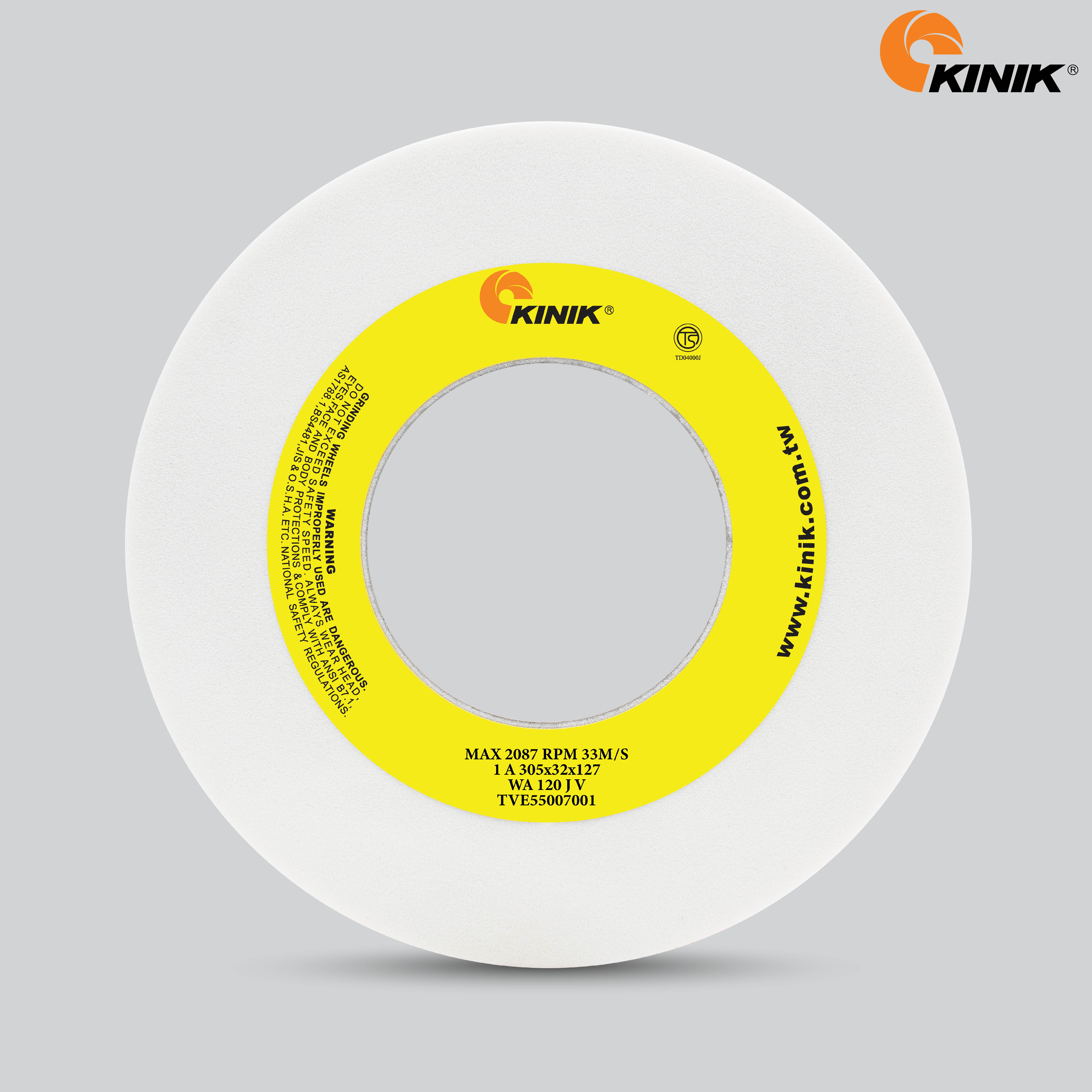 หินเจียร KINIK WA120JV1A 305x32x127 mm.