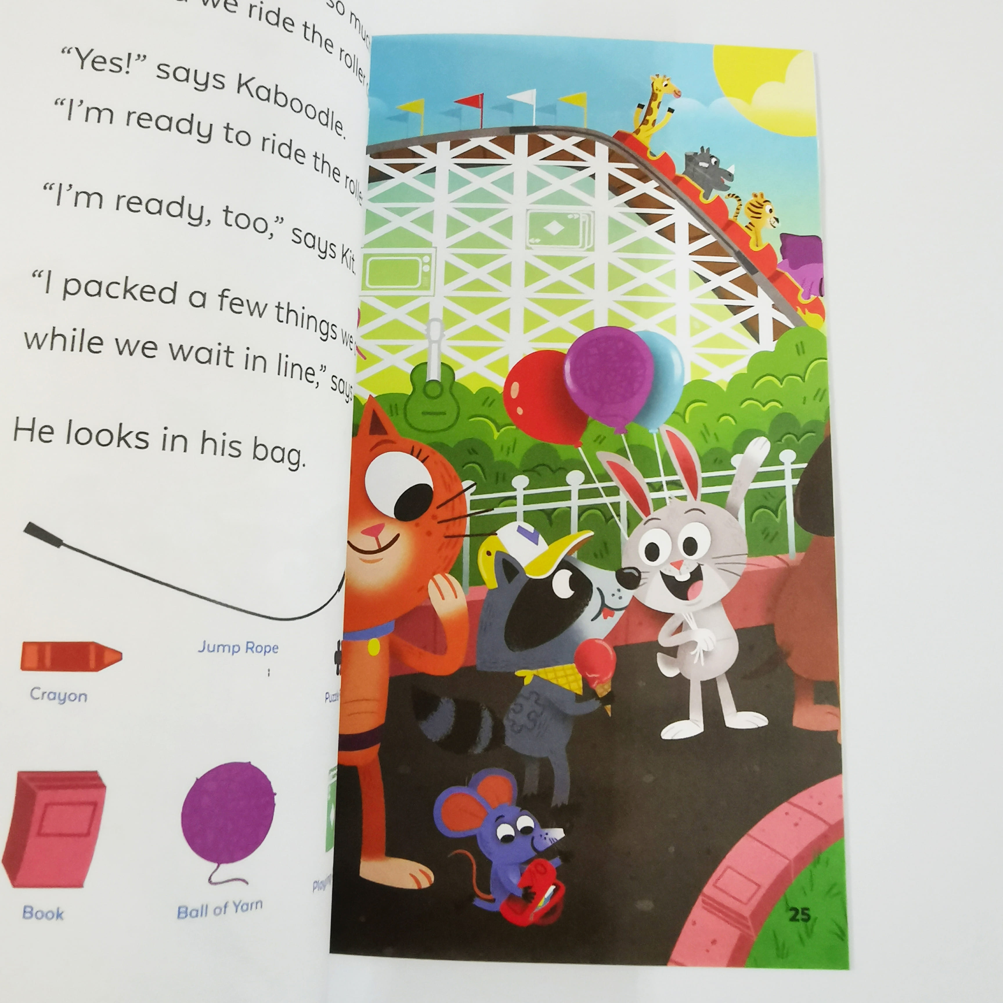 Kit and Kaboodle Ride a Roller Coaster