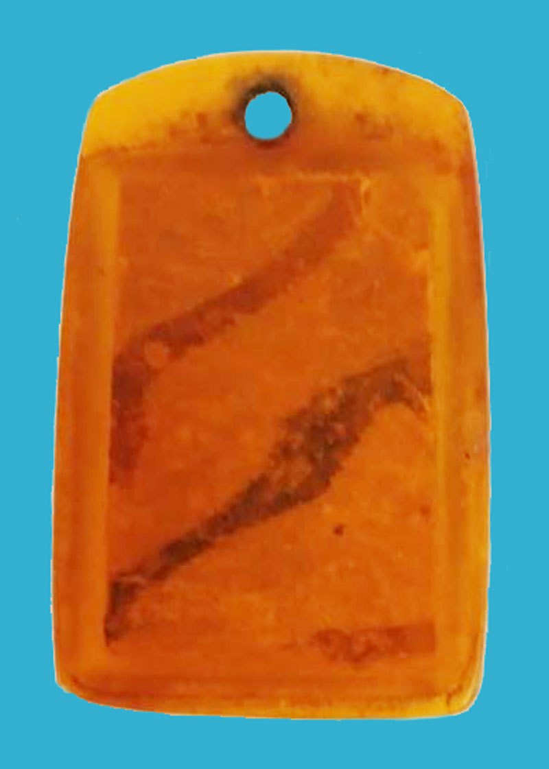 A5324 พระสมเด็จสายรุ้ง หลวงพ่อกวย วัดโฆษิตราราม ชัยนาทเลี่ยมพลาสติกเก่าถึงยุค 27