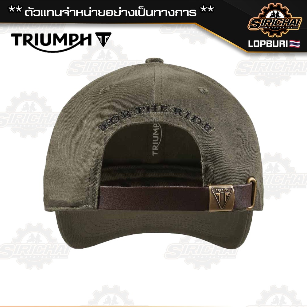 หมวกแก๊ป Triumph NORFOLK CAP KHAKI MCAS25208