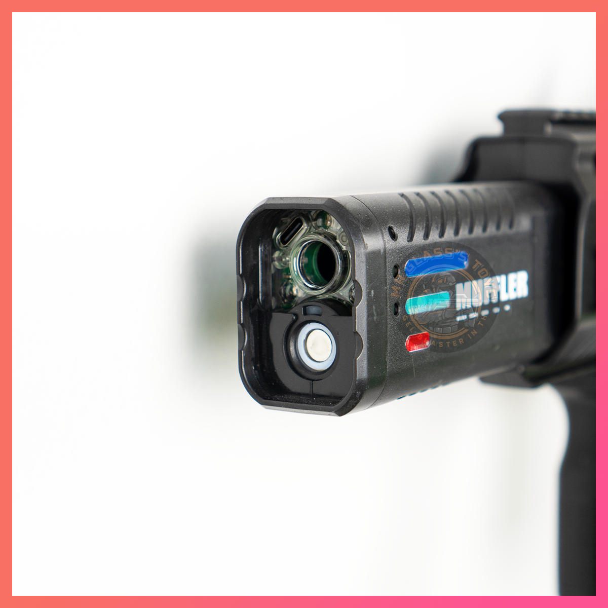 (65)Kriss vector สีน้ำตาล-ดำ มีปลายกระบอกไฟพร้อมหมอกน้ำ ยิงรัว ชักยิง