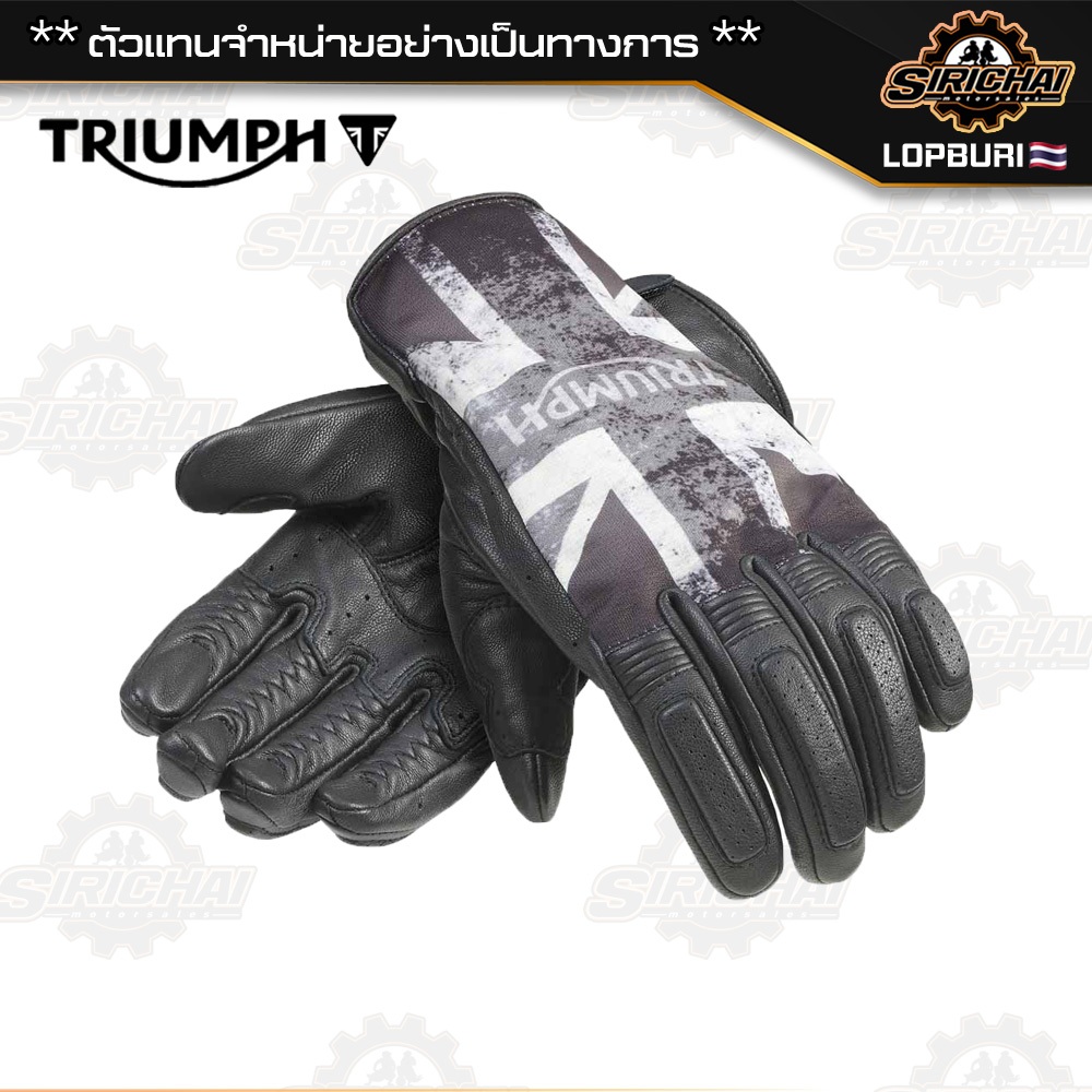 ถุงมือมอเตอร์ไซค์ ถุงมือ Triumph BLACKJACK GLOVE