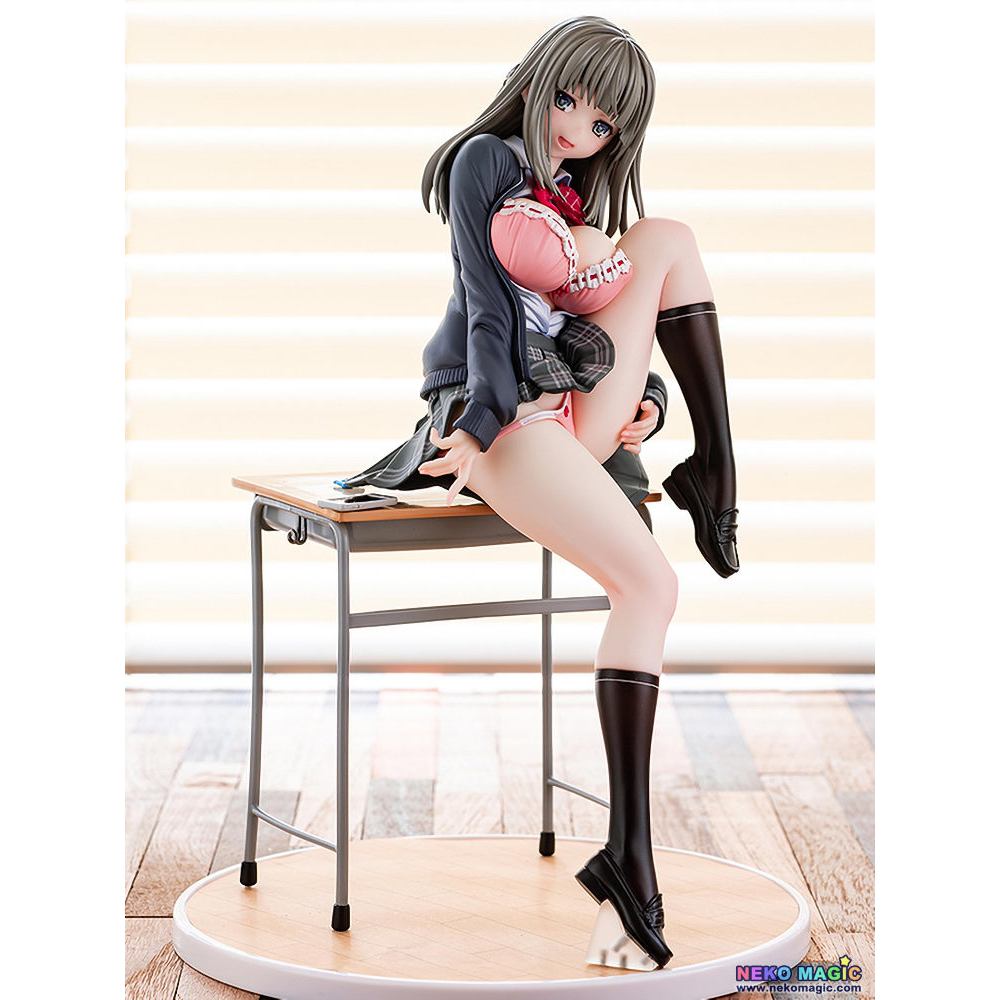 [ Figure แท้ ] #โปรดอ่านรายละเอียด Doujinshi Cover Illustration Published - Maho Saeki 1/7 Scale [ Pink Cat ]
