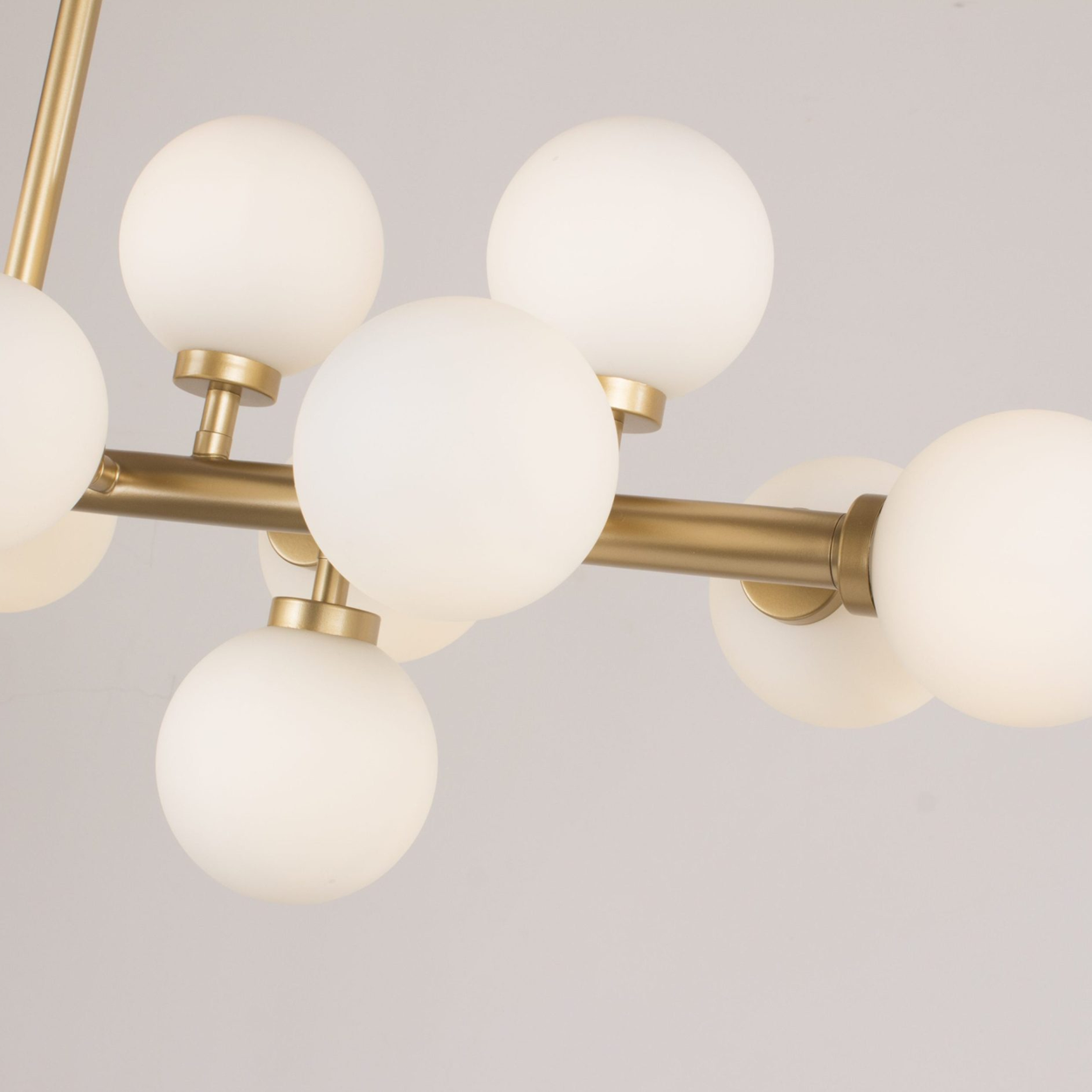 โคมไฟช่อแก้ว สไตล์นอร์ดิก Nordic Pendant lamp Steel + Glass Shade G9x16