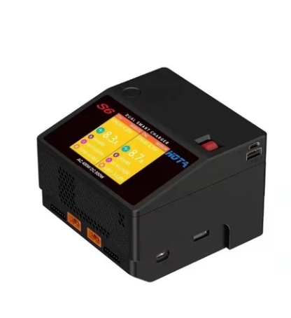 HOTA S6 AC/DC Dual Charger 400/650W 1-6S ชาทแบตได้หลายชนิด ชาจเสียบไฟบ้านได้เลย 0.1-15A ชาทพร้อมกนัได้ 2ก้อน