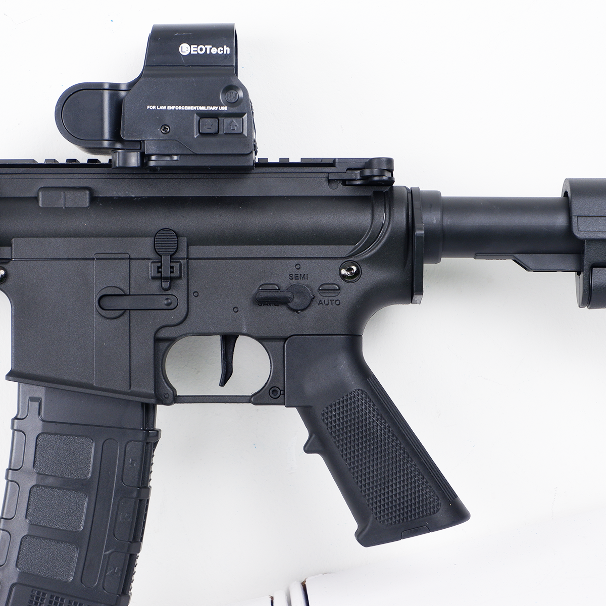 (44)M4A1 สีดำล้วน แรง 240FPS+ ปืนเจลไฟฟ้า ของเล่น ยิงรัวได้ ยิงSEMI(ทีละนัด)ได้