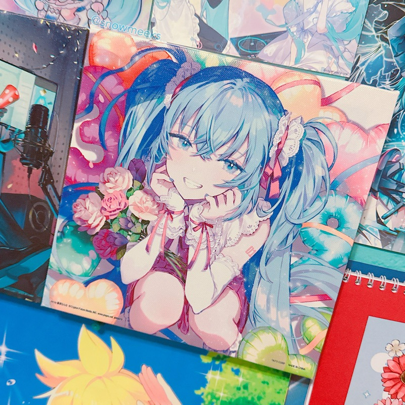 แคนวาส ฮัตสึเนะ มิกุ[Vocaloid 39th Anniversary Lottery Hatsune Miku C Prize Original Canvas Board]