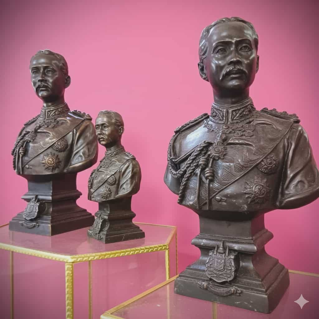 582.พระบรมรูปหล่อครึ่งพระองค์ในหลวงรัชกาลที่5 พระบาทสมเด็จพระปรมินทรมหาจุฬาลงกรณ์ พระจุลจอมเกล้าเจ้าอยู่หัว