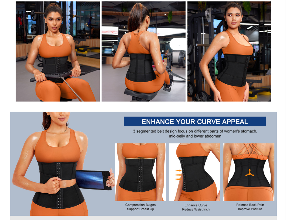 แผ่นรัดพุง เร่งเหงื่อ เผาผลาญไขมัน Z119 พร้อมส่งในไทย