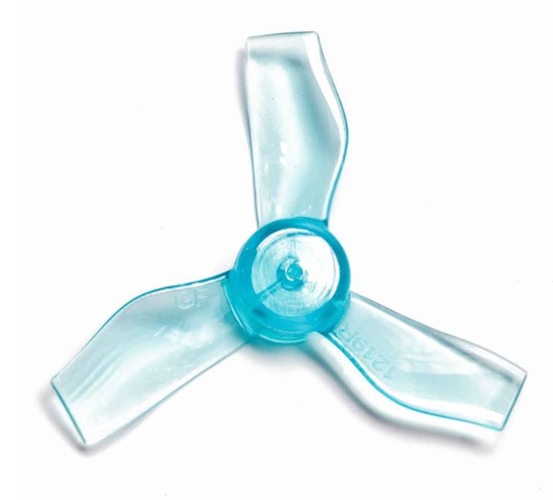 Gemfan 1219-3 31mm 3-Blade Whoop Propeller (0.8mm - 1mm Shaft - 1ถุง 8ใบ สุ่มสี)