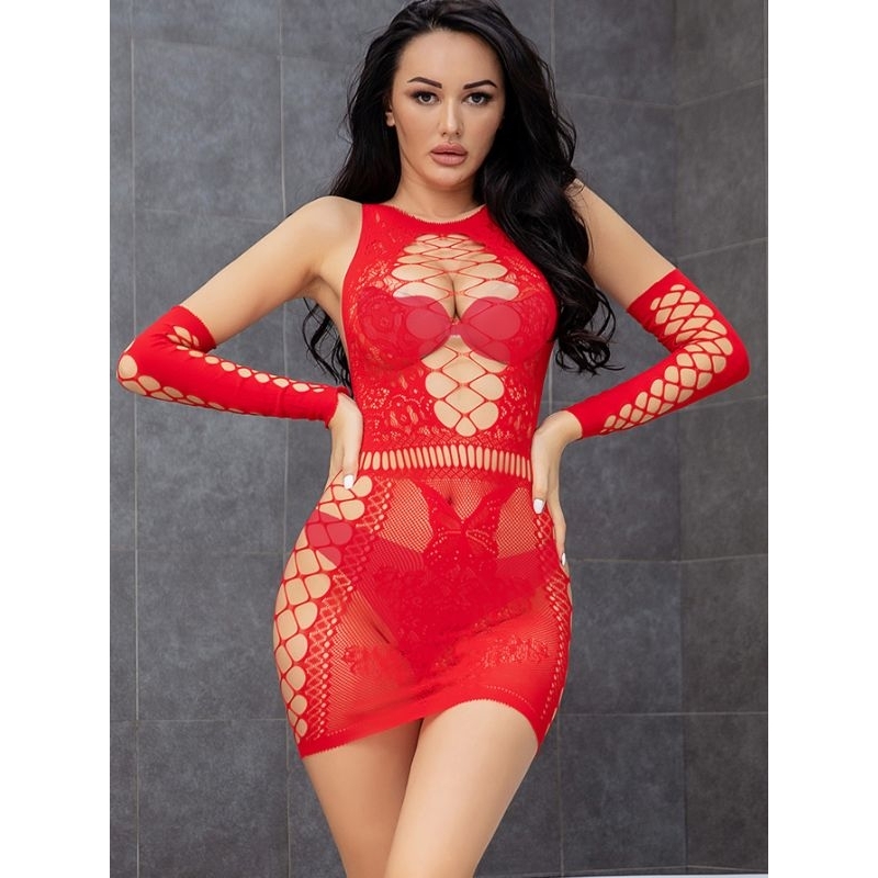 ชุดตาข่าย เซ็กซี่รัดรูป ชุดยั่ว ชุดถุงน่องซีทรู คอสเพลย์ / Body Stockings / Sexy / Tight Body