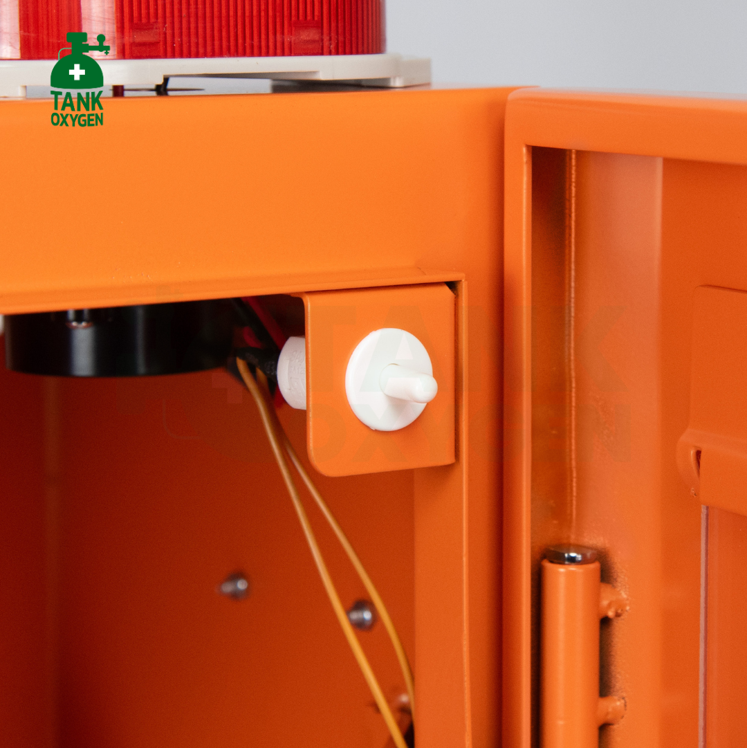 ตู้เก็บเครื่องกระตุกหัวใจอัตโนมัติ AED มีสัญญาไฟและเสียงแจ้งเตือน (แบบแขวนผนัง)