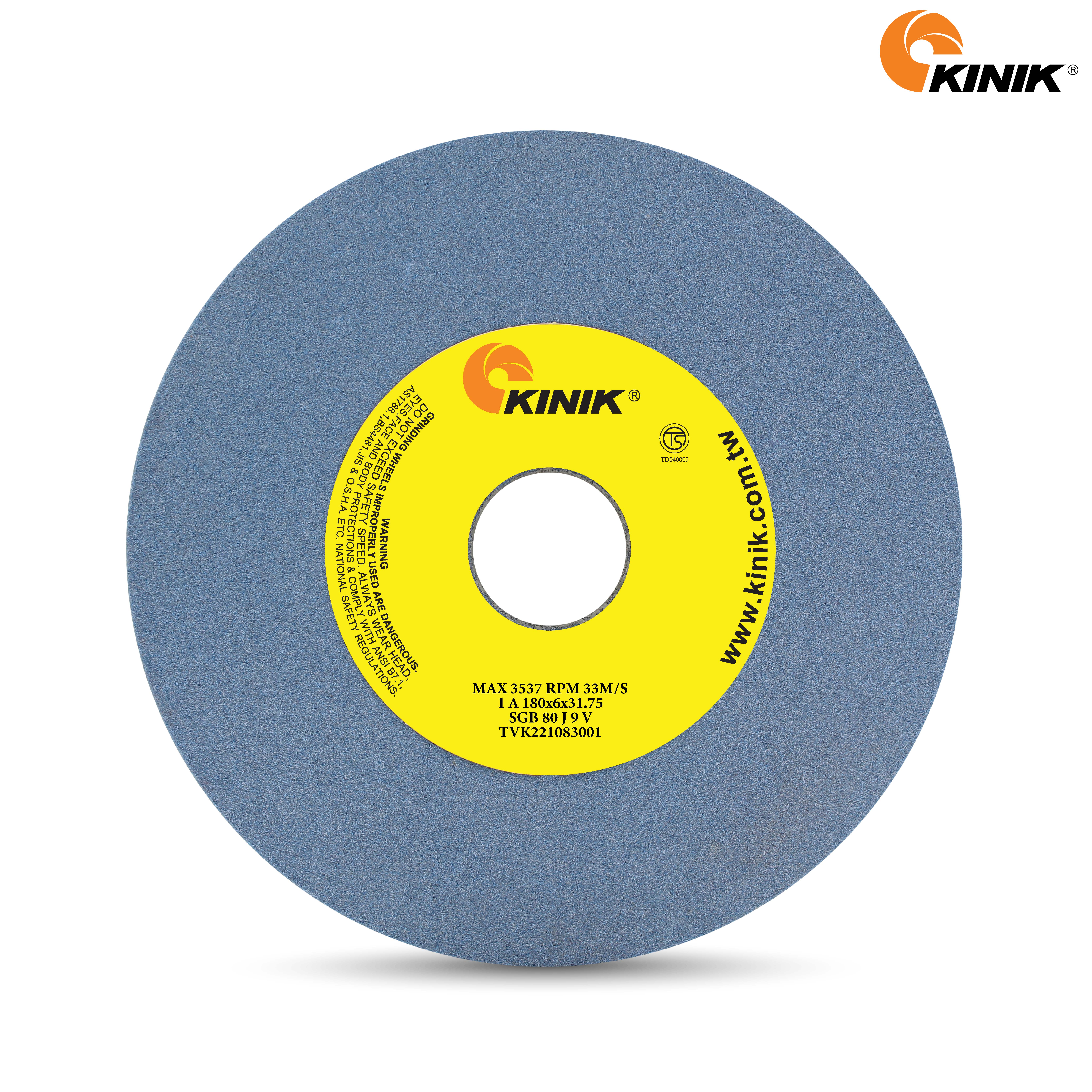 หินเจียร KINIK SGB80J9V1A 180x6x31.75 mm.
