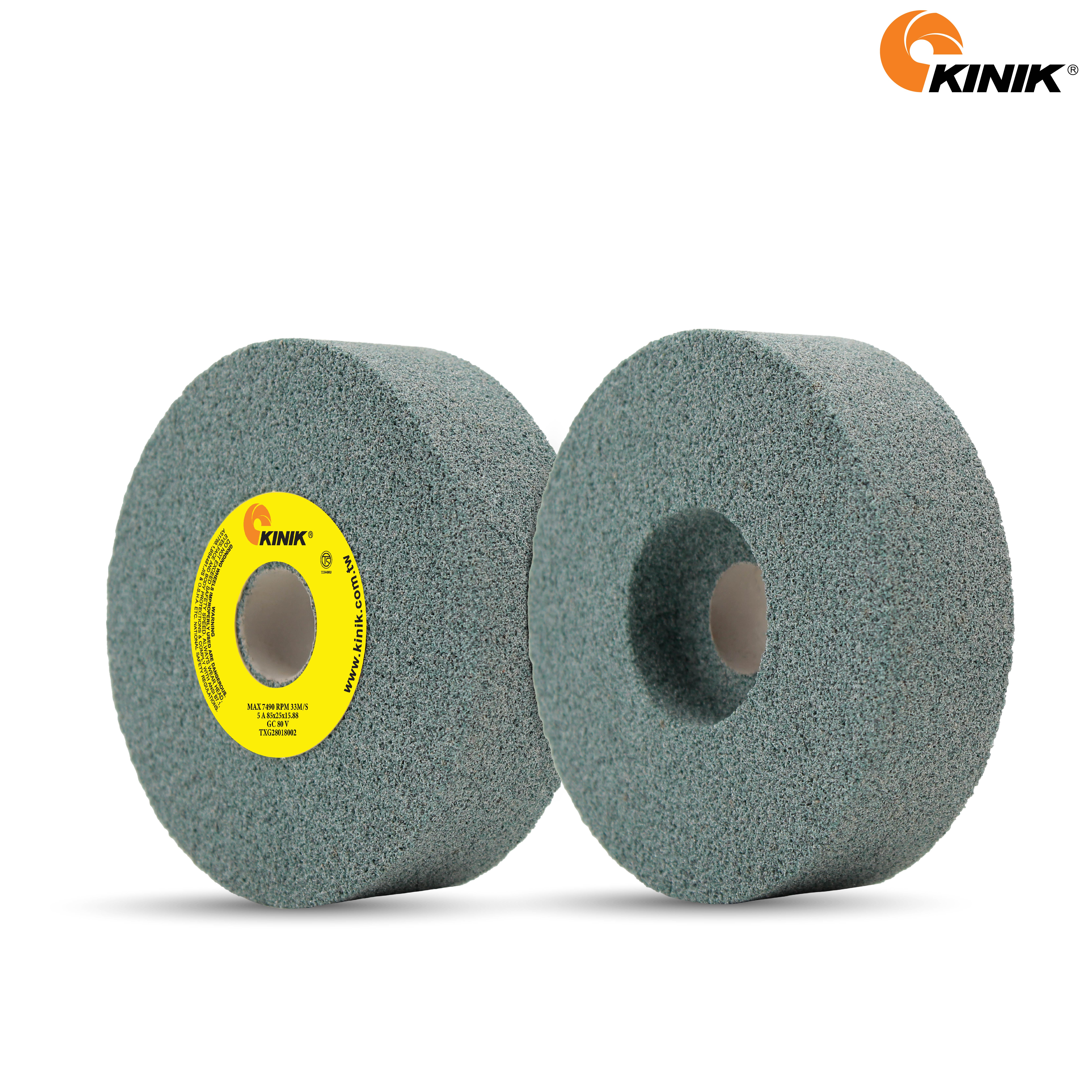 หินเจียร KINIK GC80V5A 85x25x15.88 mm.