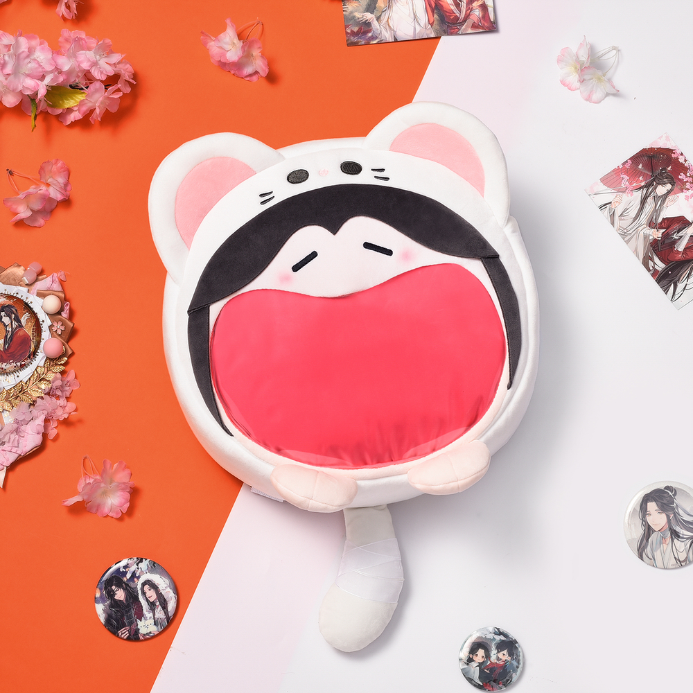 bilibiliGoods《天官赐福》动画 超开心痛包 UWA系列 软乎乎笑容 4ways收纳痛包 怜怜鼬 (ita bag)