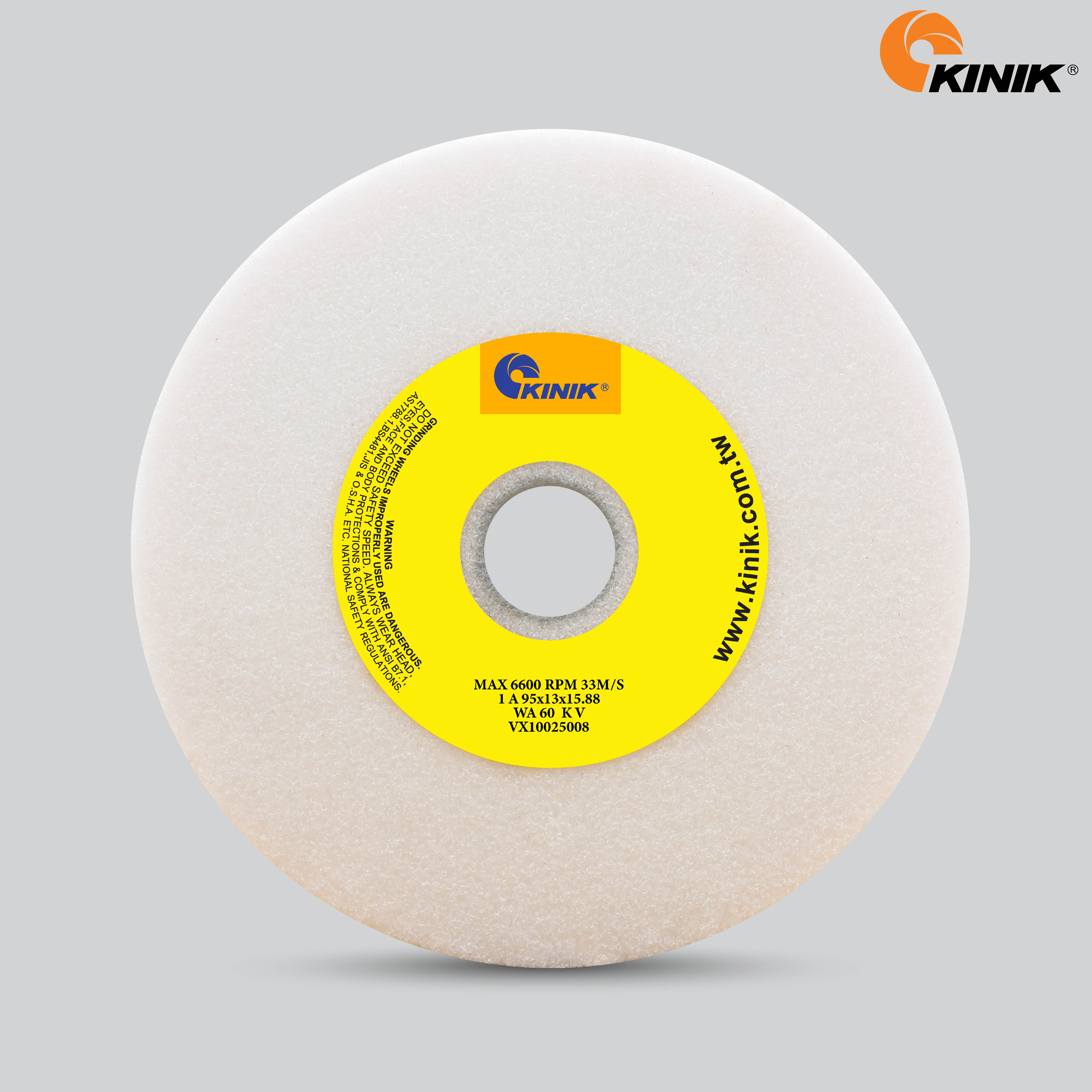 หินเจียร KINIK WA60KV1A 95x13x15.88 mm.